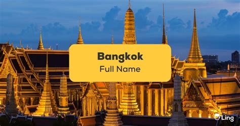 bangkok full name